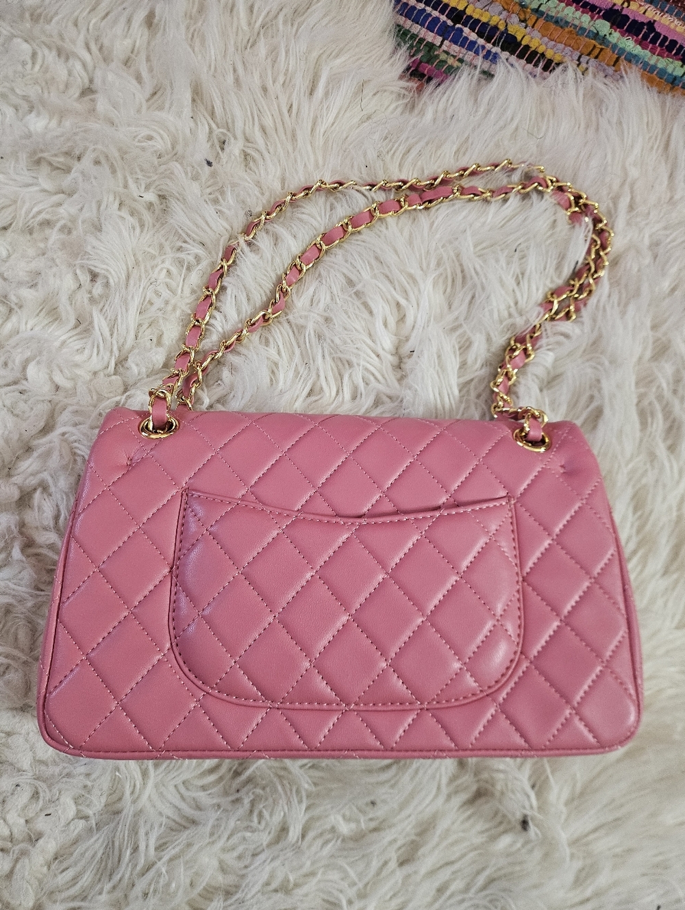 Pink Quilted Purse - Picture 4 of 4